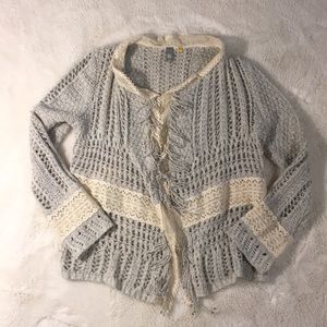Knitted & Knotted lightweight jacket / sweater